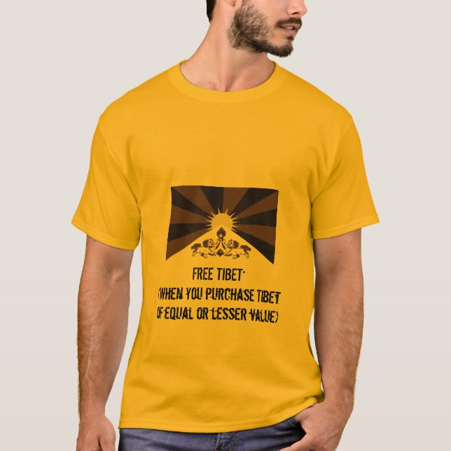 Freies Tibet T-Shirt (Vorderseite)