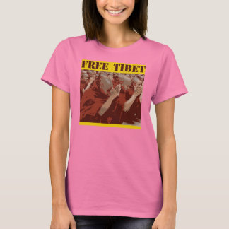 Freies Tibet - T - Shirt der Frauen