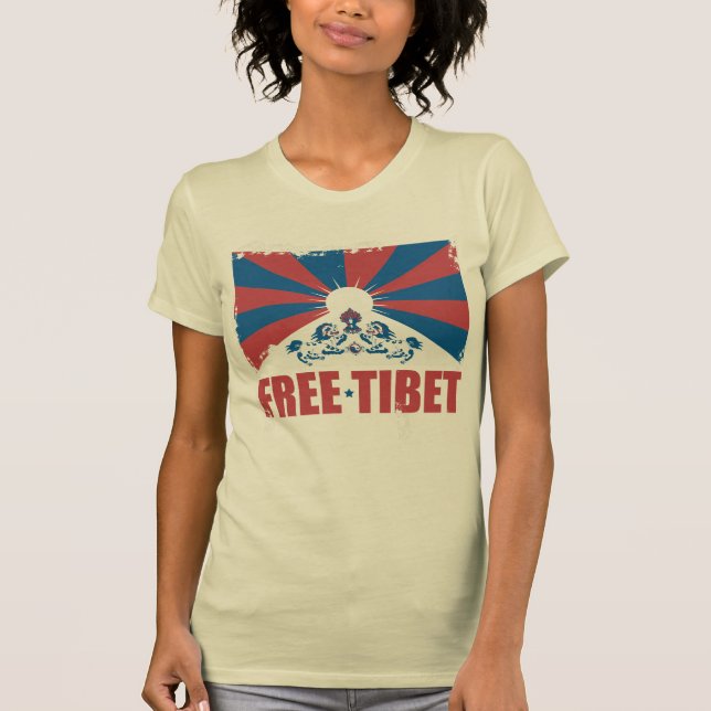 Freies Tibet-T-Shirt T-Shirt (Vorderseite)