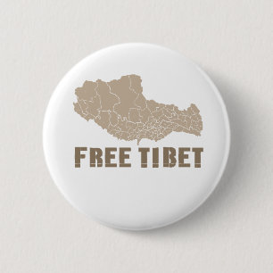 FREIES TIBET/TIBETANISCHE FREIHEIT BUTTON