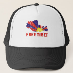 FREIES TIBET/TIBETANISCHE FREIHEIT TRUCKERKAPPE