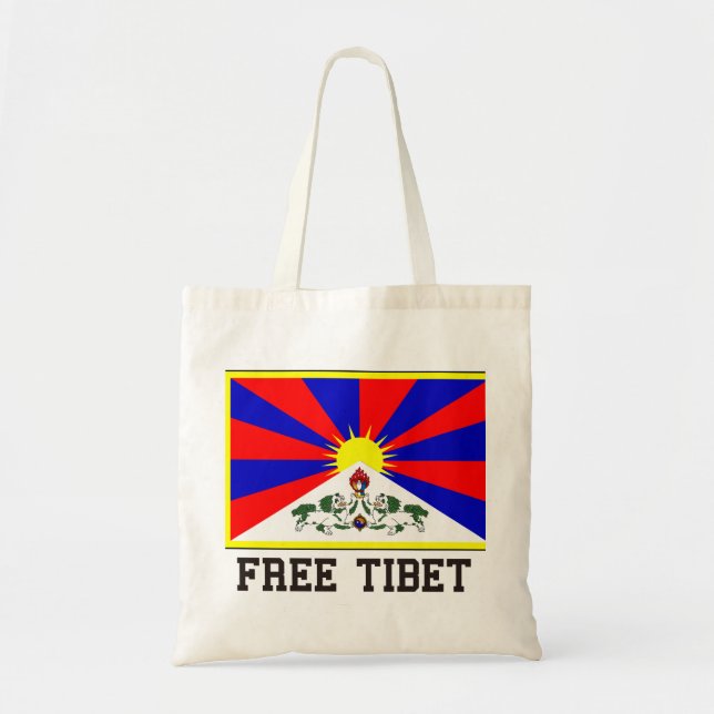 Freies Tibet Tragetasche (Vorne)