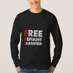 Freies trotziges, gegen Trump verstohlenes Patriot T-Shirt