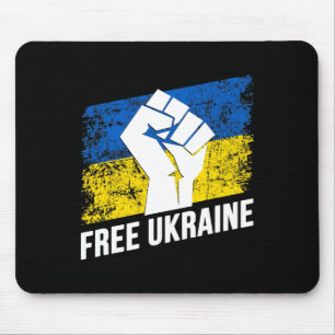 Freies Ukraine Ukrainischer Liebhaber Ukraine-Flag Mousepad
