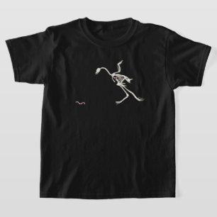 Freies und glückliches Huhn-Skelett T-Shirt