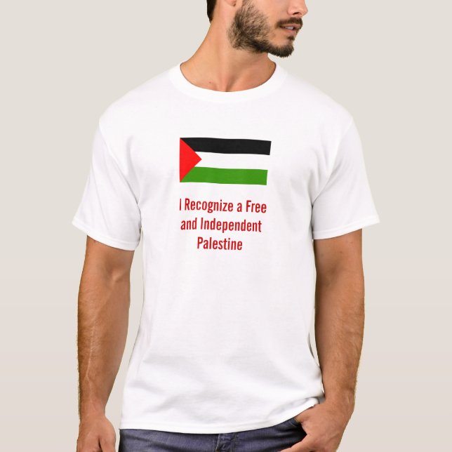 FREIES und UNABHÄNGIGES PALÄSTINA T-Shirt (Vorderseite)