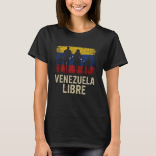 Freies Venezuela Freiheit für Venezuela Venezolani T-Shirt