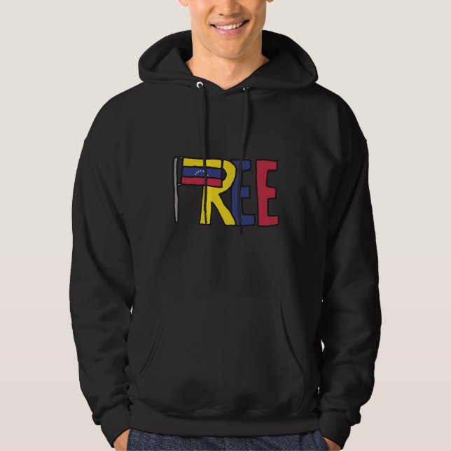 Freies Venezuela Hoodie (Vorderseite)