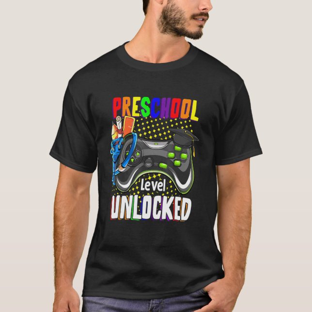 Freies Videospiel auf Vorschulebene zurück zur Sch T-Shirt (Vorderseite)