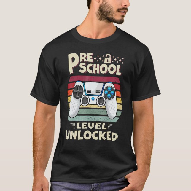 Freies Videospiel auf Vorschulebene zurück zur Sch T-Shirt (Vorderseite)