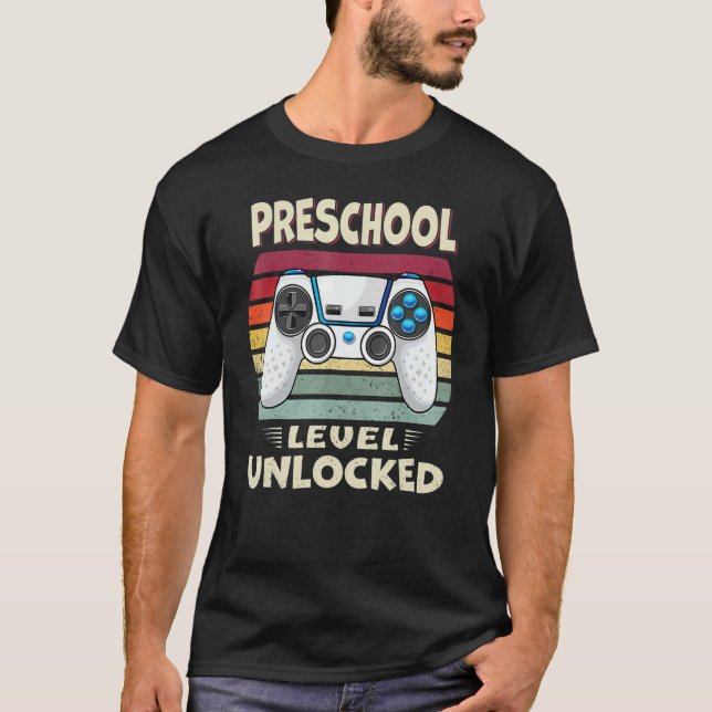 Freies Videospiel auf Vorschulebene zurück zur Sch T-Shirt (Vorderseite)