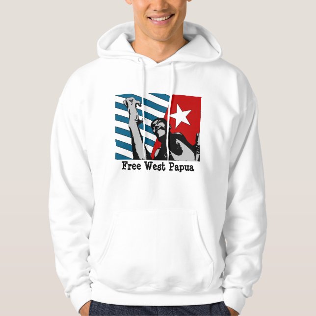 Freies Westmit kapuze Sweatshirt papuas (Vorderseite)