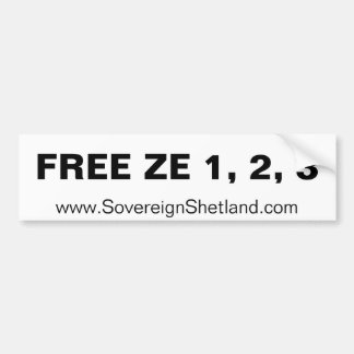 FREIES ZE 1, 2, Autoaufkleber 3