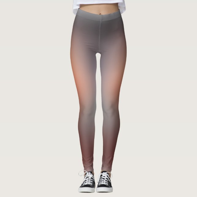 Freiformverlauf auf extra großer Legging Leggings (Vorderseite)