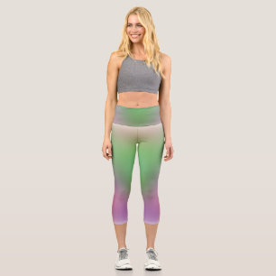 Freiformverlauf auf extra kleinen Yoga-Leggings Capri Leggings