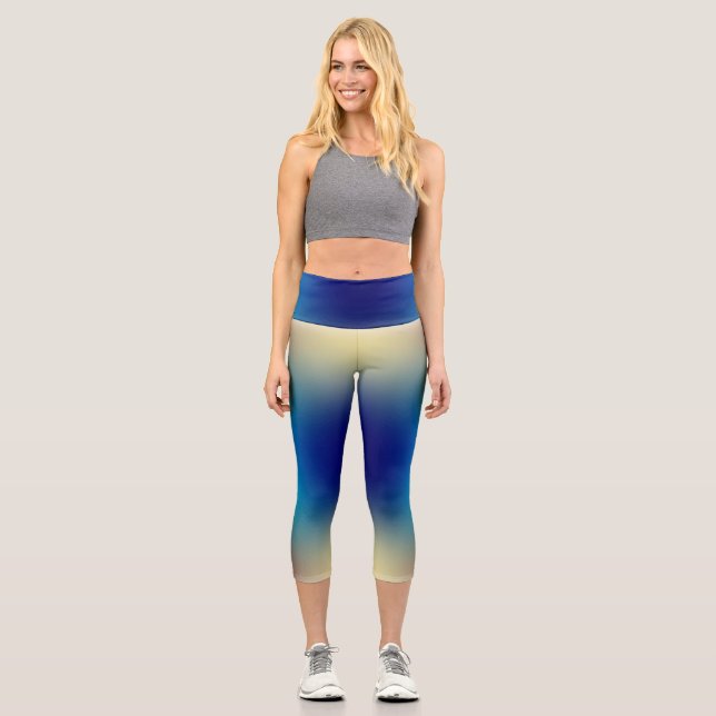 Freiformverlauf auf extra kleiner Legging (Vorderseite)