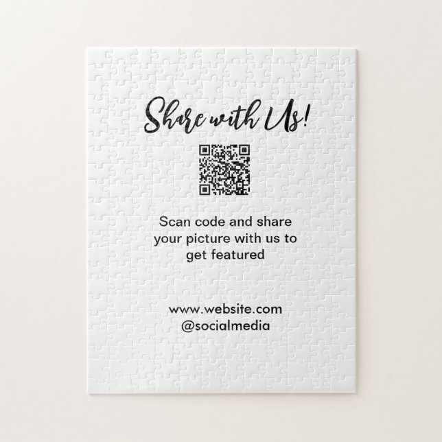 Freigabe der Bildprüfung QR-Code hinzufügen Websit Puzzle (Vertikal)