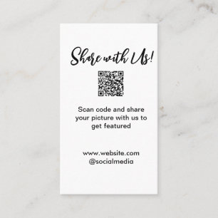 Freigabe der Bildprüfung QR-Code hinzufügen Websit Visitenkarte