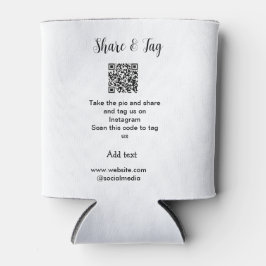 Freigabe und Tag für Instagram Scan QR Add-Website Dosenkühler