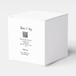 Freigabe und Tag für Instagram Scan QR Add-Website Geschenkschachtel