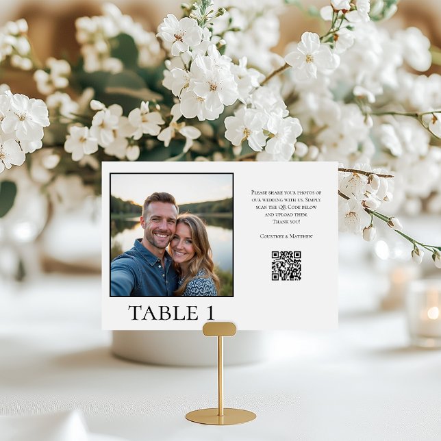 Freigabe von Fotos QR-Code Tischnummer (Von Creator hochgeladen)