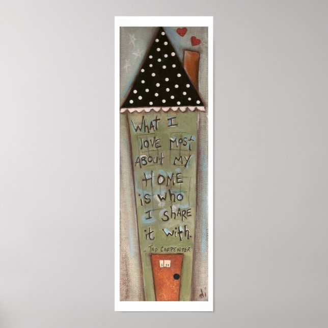 Freigabe von Zuhause - Drucken Poster (Vorne)