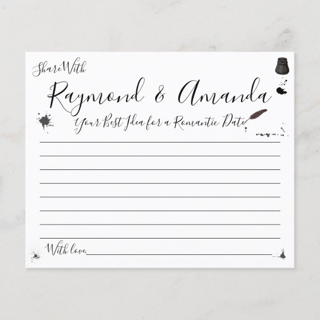 Freigeben einer Date-Idee für mehrere Brautpartys Flyer (Vorne)