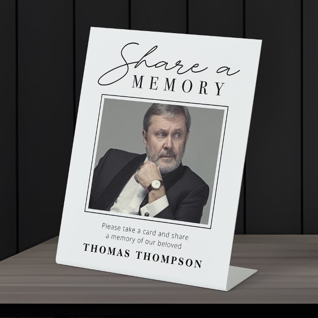 Freigeben eines Memoryzeichens mit Foto Sockelschild (Von Creator hochgeladen)