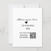 Freigeben Sie Liebe Scan QR-Code hinzufügen sozial