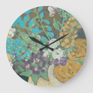 Freigebiger Frühling II Große Wanduhr