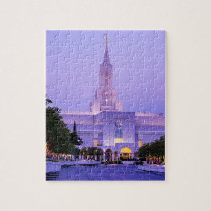 Freigebiger LDS mormonischer Tempel-Sonnenaufgang Puzzle