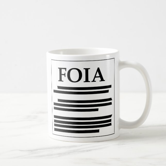 Freigegeben von der Informations-Tat Kaffeetasse (Rechts)