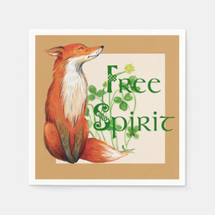 Freigeistiger Fuchs Serviette