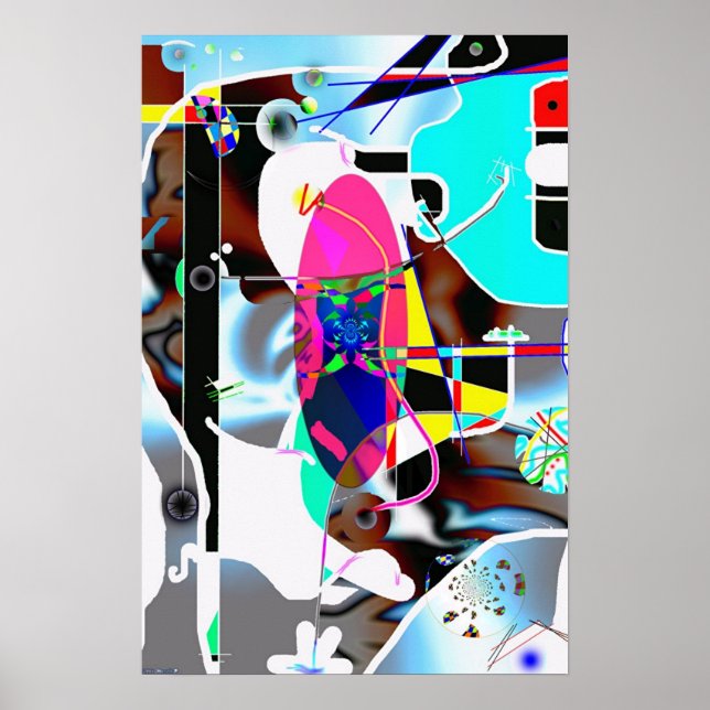 Freigestellt Kandinsky 1.3 Poster (Vorne)