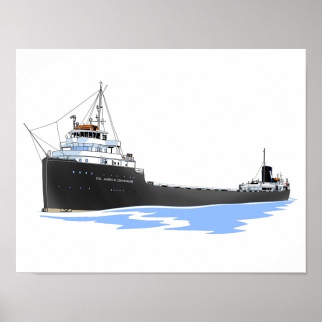 Freighter James M. Schoonmaker Wilson Flotte Poster (Vorne)