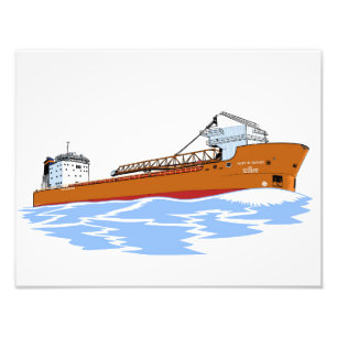 Freighter Mark W. Barker Foto Print