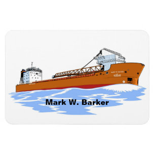 Freighter Mark W. Barker Magnet