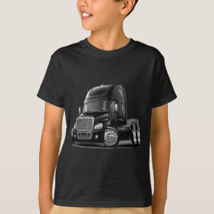 Freightliner Cascadia schwarzer LKW T-Shirt