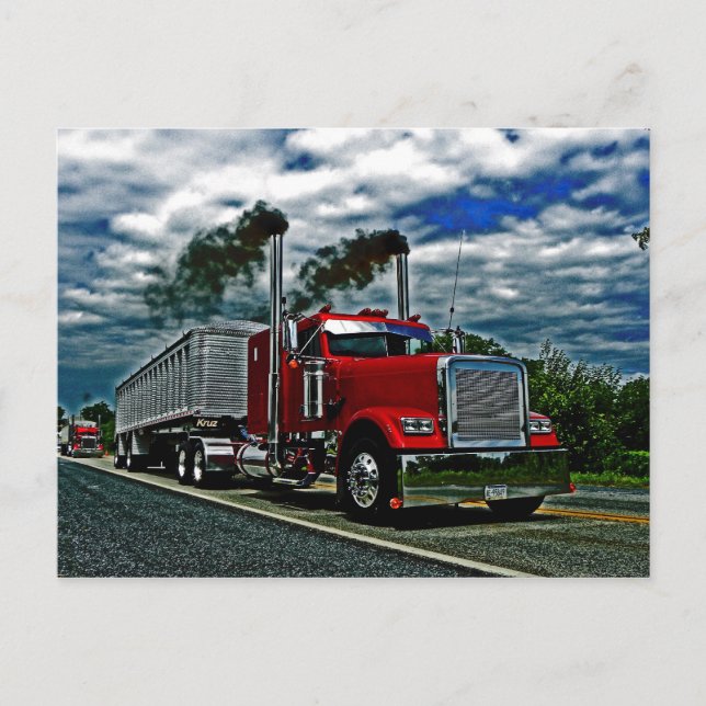 Freightliner Rollin Postcard Postkarte (Vorderseite)