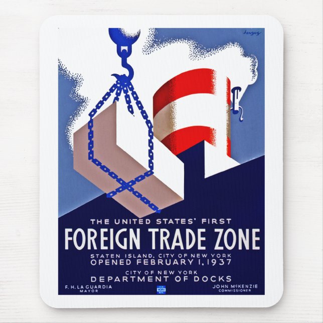 Freihandelszone Mousepad (Vorne)