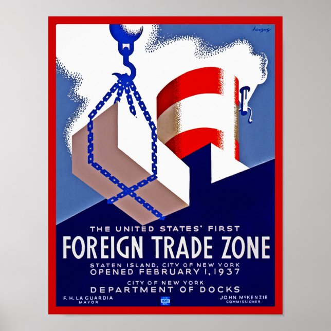 Freihandelszone Poster (Vorne)