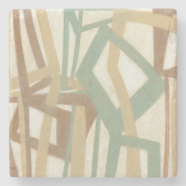 Freihändige Malerei vom Normannen Wyatt Steinuntersetzer (Vorderseite)