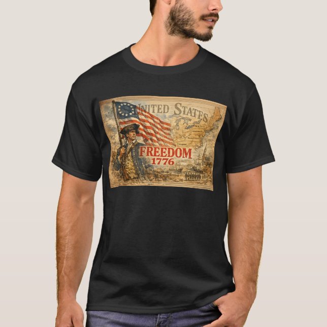 Freiheit 1776 T-Shirt (Vorderseite)