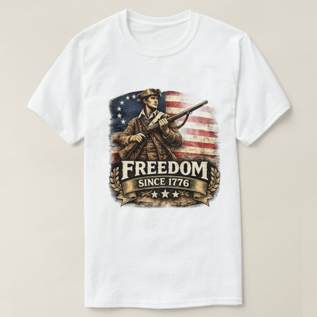 Freiheit 1776 T-Shirt (Design vorne)