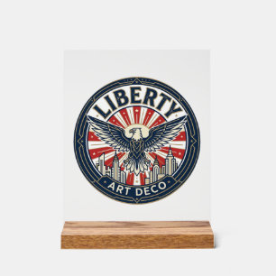 Freiheit Abenteuer Patriotisch Patriotisch Pulp Bu Acrylschild