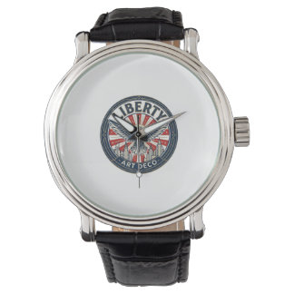 Freiheit Abenteuer Patriotisch Patriotisch Pulp Bu Armbanduhr