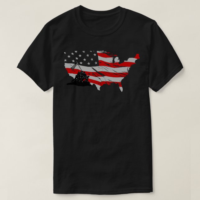 Freiheit Amerika T-Shirt (Design vorne)