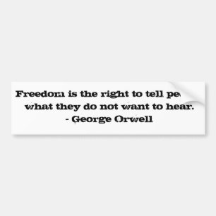 Freiheit Autoaufkleber