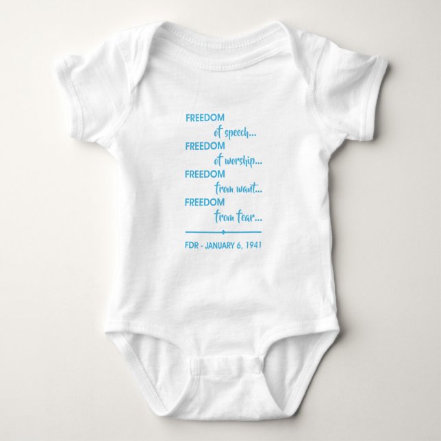 FREIHEIT... BABY STRAMPLER (Vorderseite)