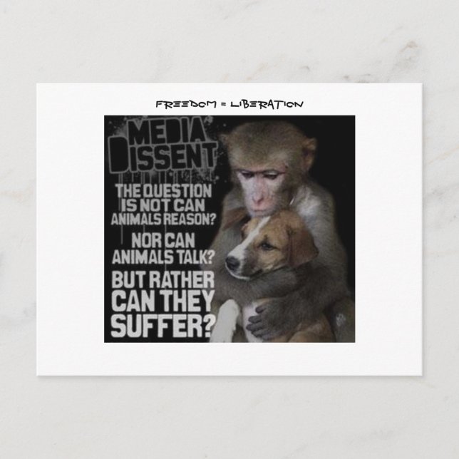 Freiheit = Befreiung Postkarte (Vorderseite)